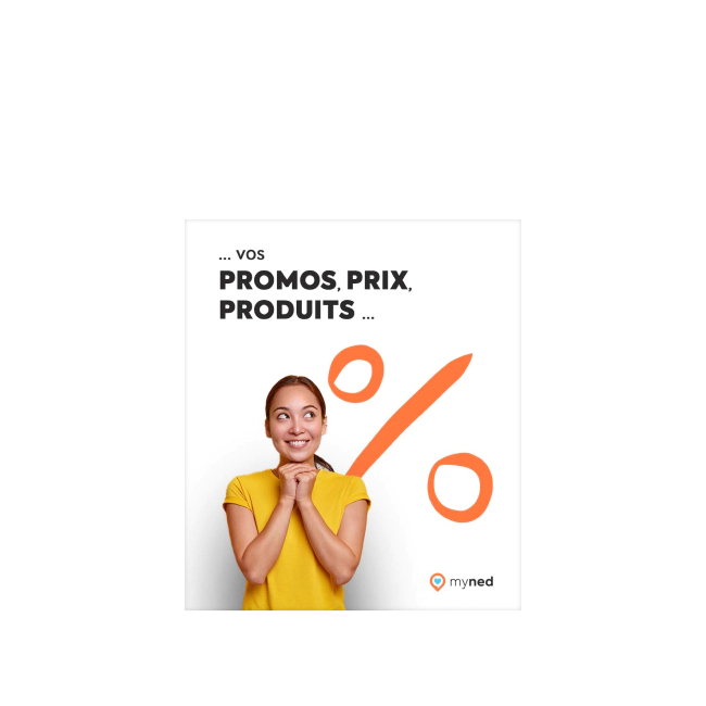 ... vos promos, prix, produits ...